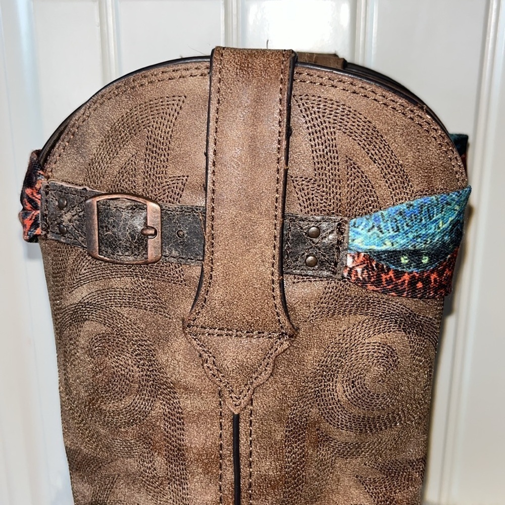 Durango Crush Accessorized cowgirl Boot boho western festival concert -size 7 - Picture 3 of 12